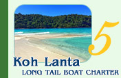 Long tail boat charter from Koh Lanta