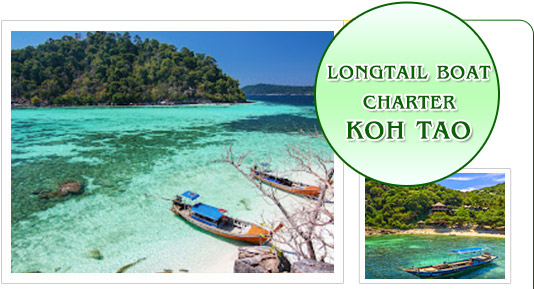 Long tail boat charter Koh Tao