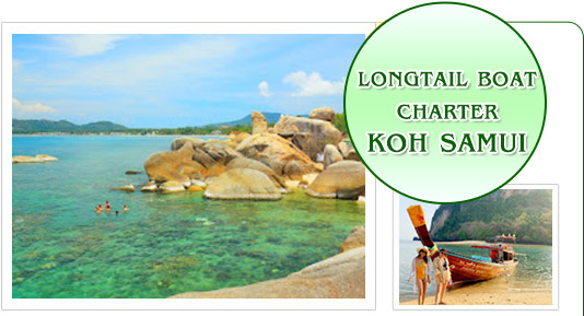 Long tail boat charter Koh Samui